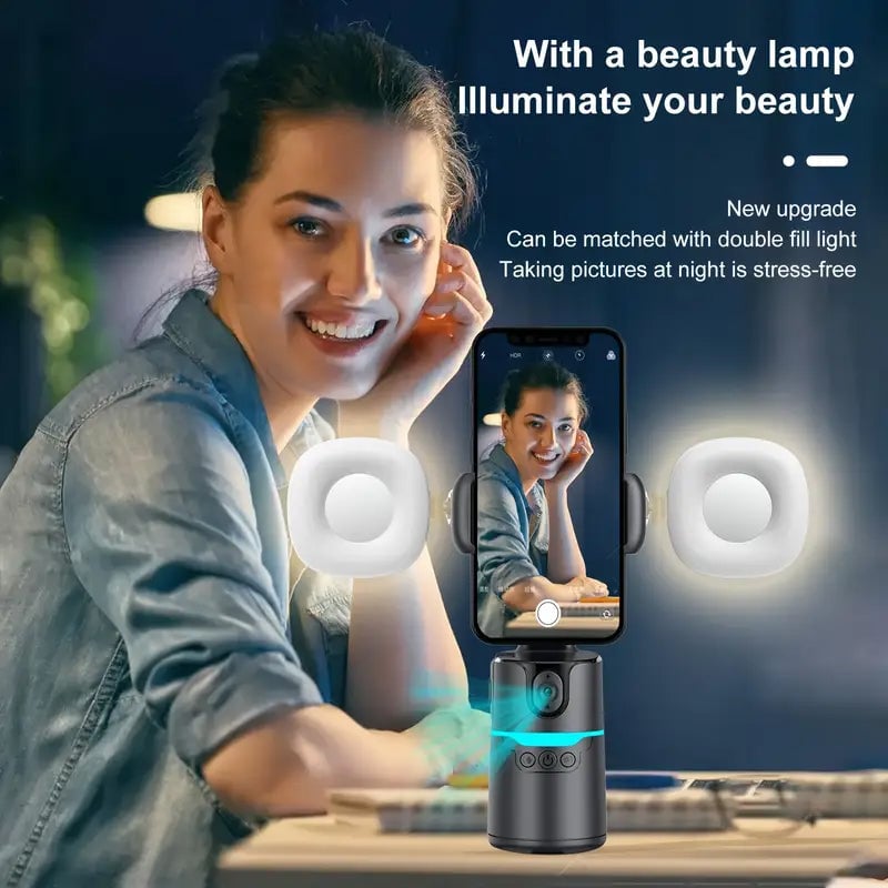 360° Rotatable Intelligent Automatic Pan-Tilt Stabilizer