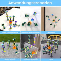 HugOutdoor Dartpfeile mit Saugnapf, farbig, 10 Stück