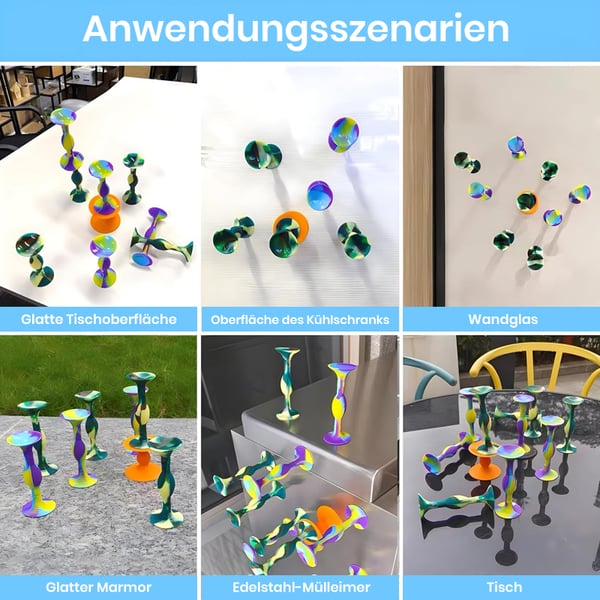 HugOutdoor Dartpfeile mit Saugnapf, farbig, 10 Stück