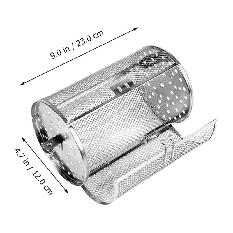Automatisk roterende grill i rustfrit stål