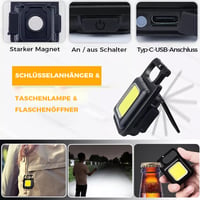 🎁Neujahrsverkauf-50% RABATT👍Multifunktionales Tragbares Wiederaufladbares Notlicht