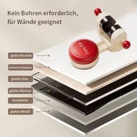 Verstellbarer Duschhalter mit Saugnapf