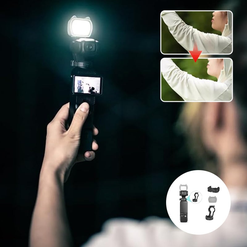 Magnetic Mini Fill Light for Handheld Cameras