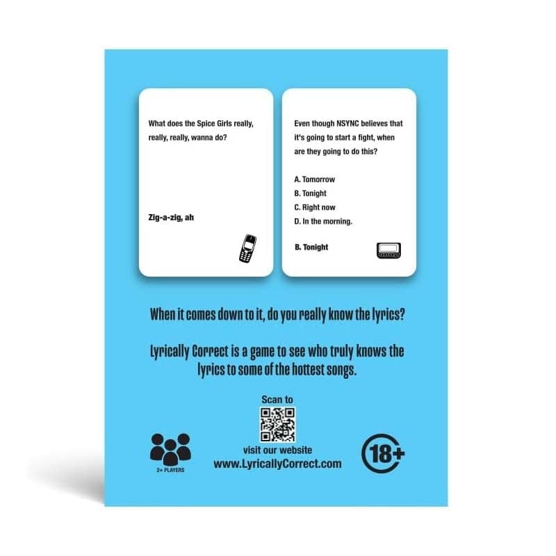 Music Trivia Card Game