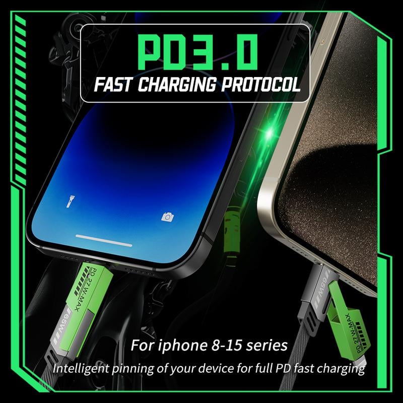 4 in 1 Charging Cable 65W