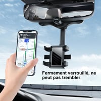 🤳🏽Support de téléphone pour rétroviseur de voiture rotatif à 360°