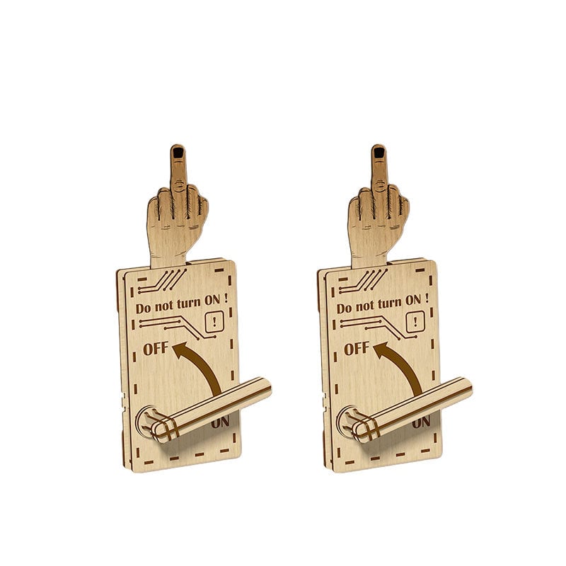 Funny Middle Finger Switch Toy
