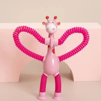 Teleskopisk sugkopp giraffleksak