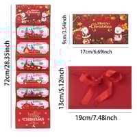 Foldable 6-Slot Christmas Red Envelope