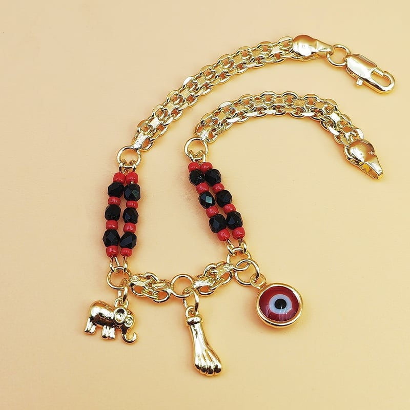 Devil's Eye Elephant Bracelet