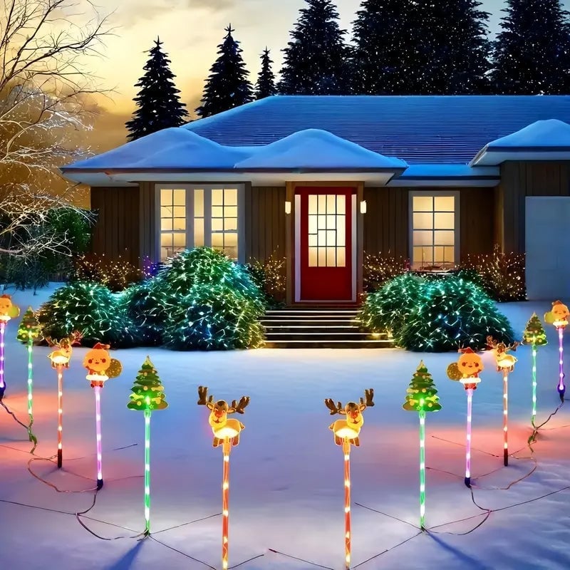 Solar-Powered Christmas Atmosphere Lights