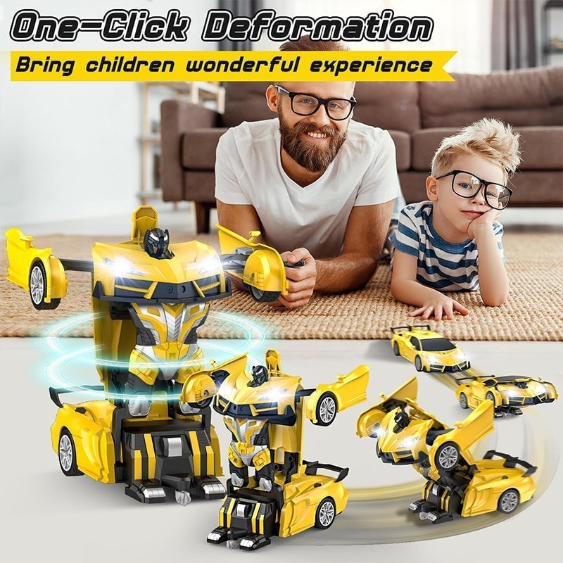 Remote Control Transforming Robot Car