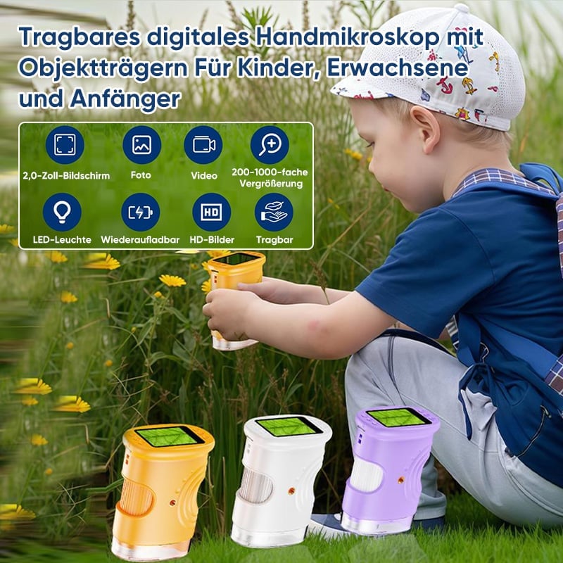 Sakerplus 1000X Digitales Handmikroskop