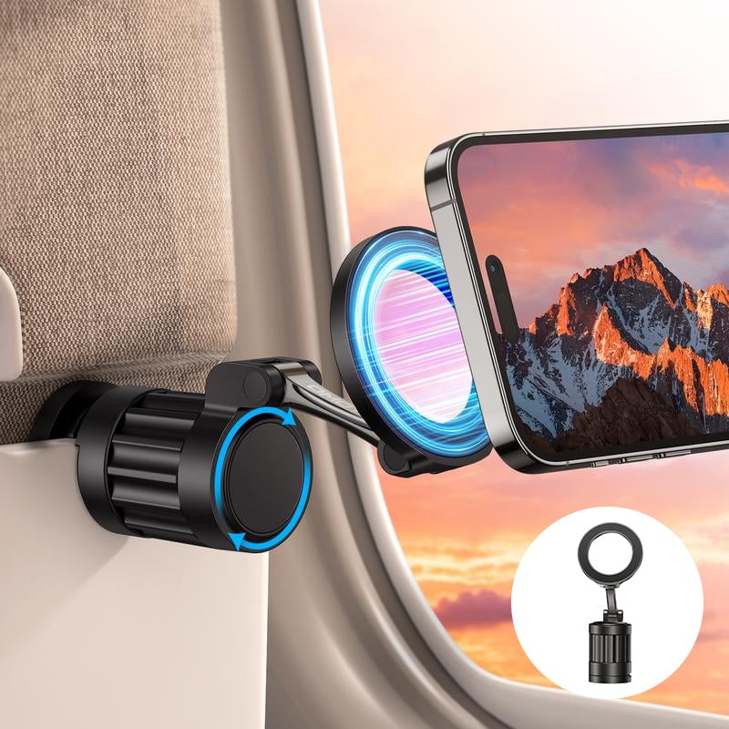 Magnetic foldable phone holder