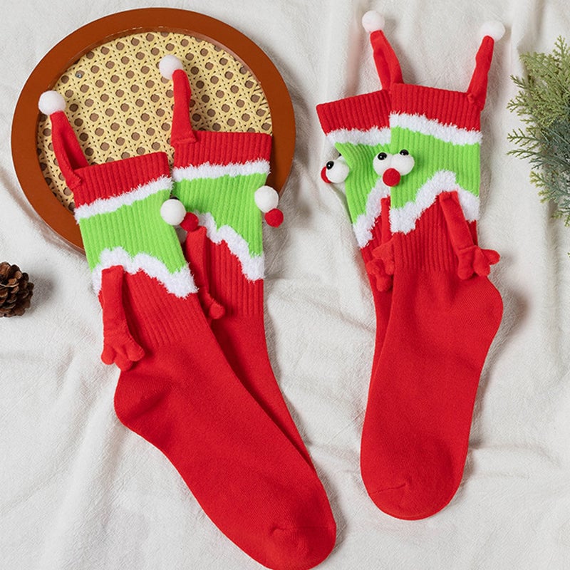 Kerst hand in hand sokken