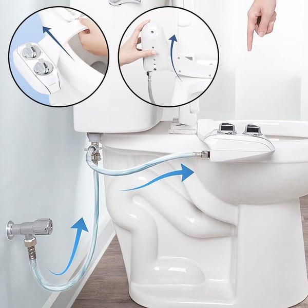 Smart Toilet Seat with Nozzle Washer