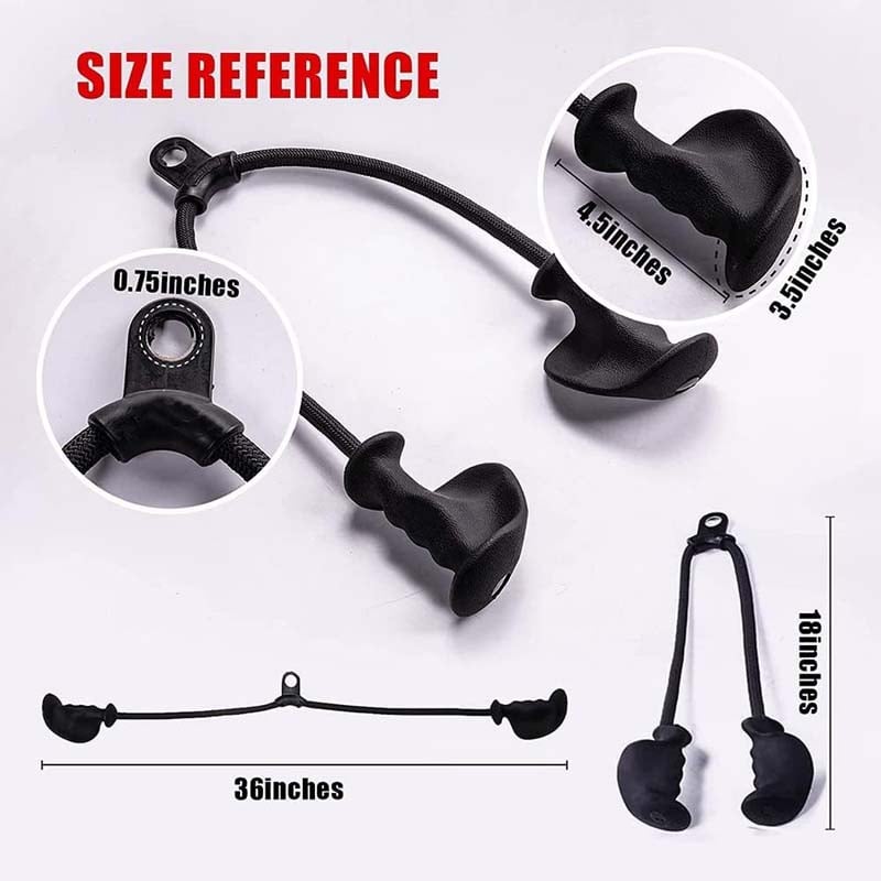 Triceps Rope with Ergonomic Handles for Enhanced Workouts