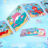 Kinder Cartoon Wasserfarben-Malbuch