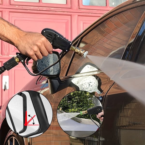 High-Pressure Water Gun with Nozzles for Car Wash