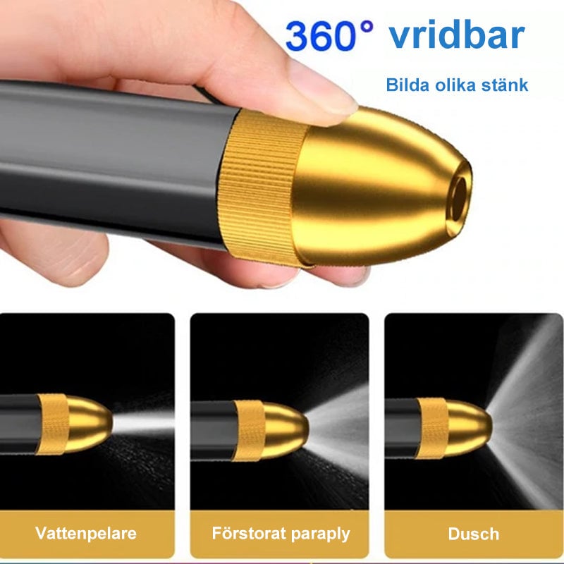 Multifunktionellt biltvättvattenverktyg