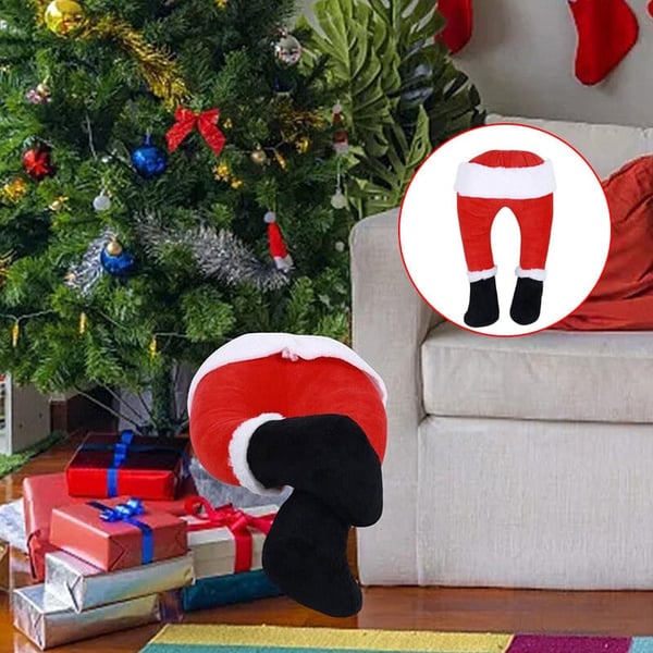 Juldekoration med tomteben
