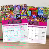 Retour aux années 80 - Calendrier mural 2025