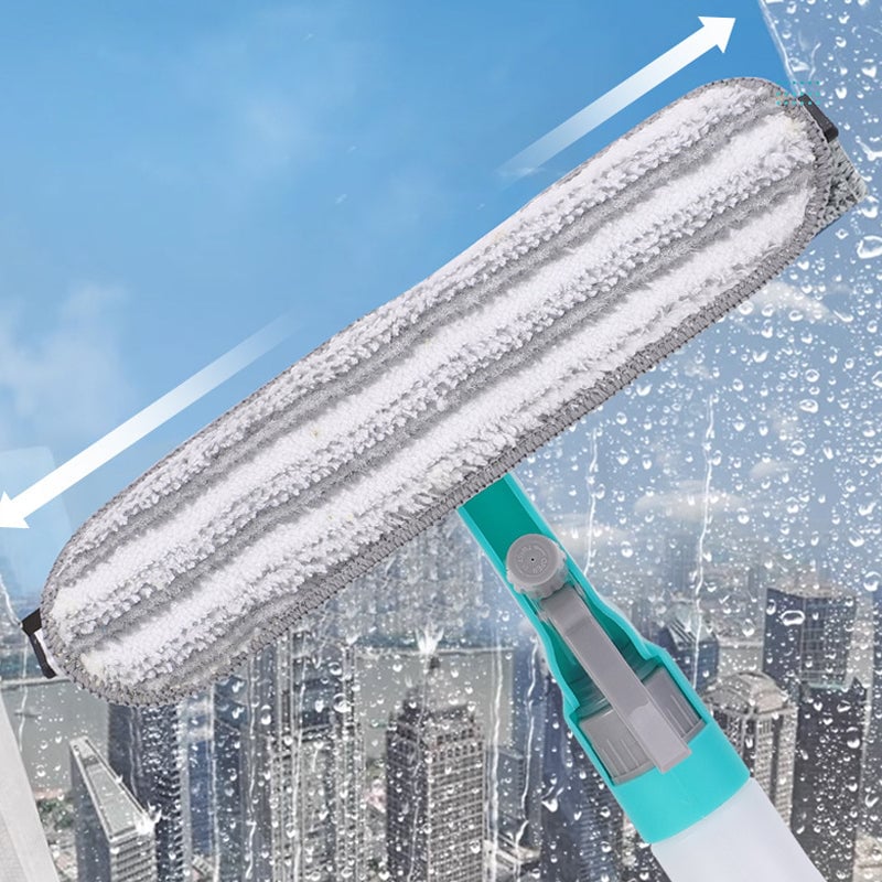 Scrape-and-Wipe Window Cleaner