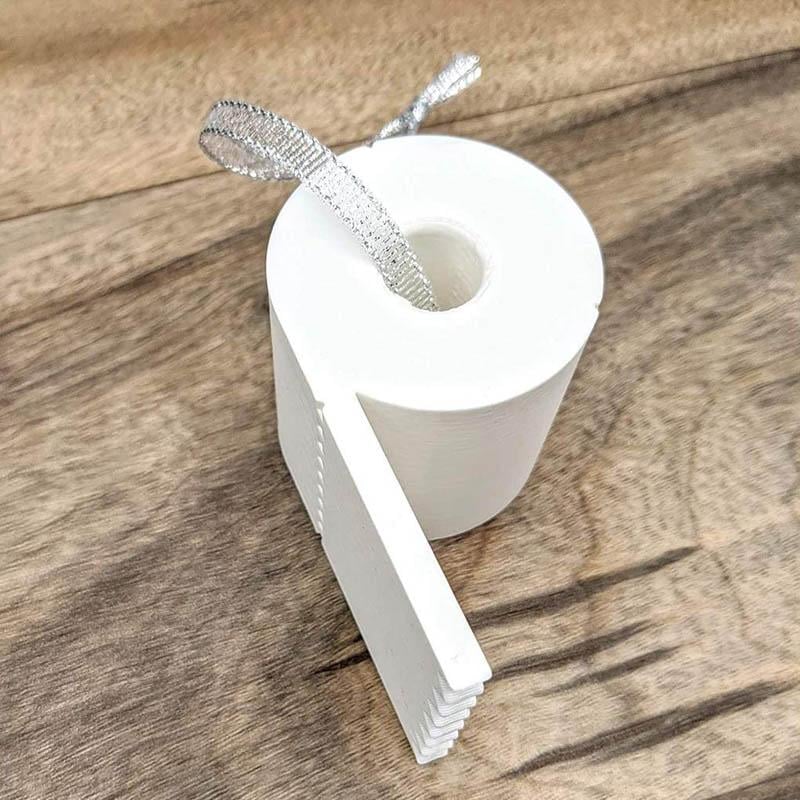 Christmas decoration toilet paper