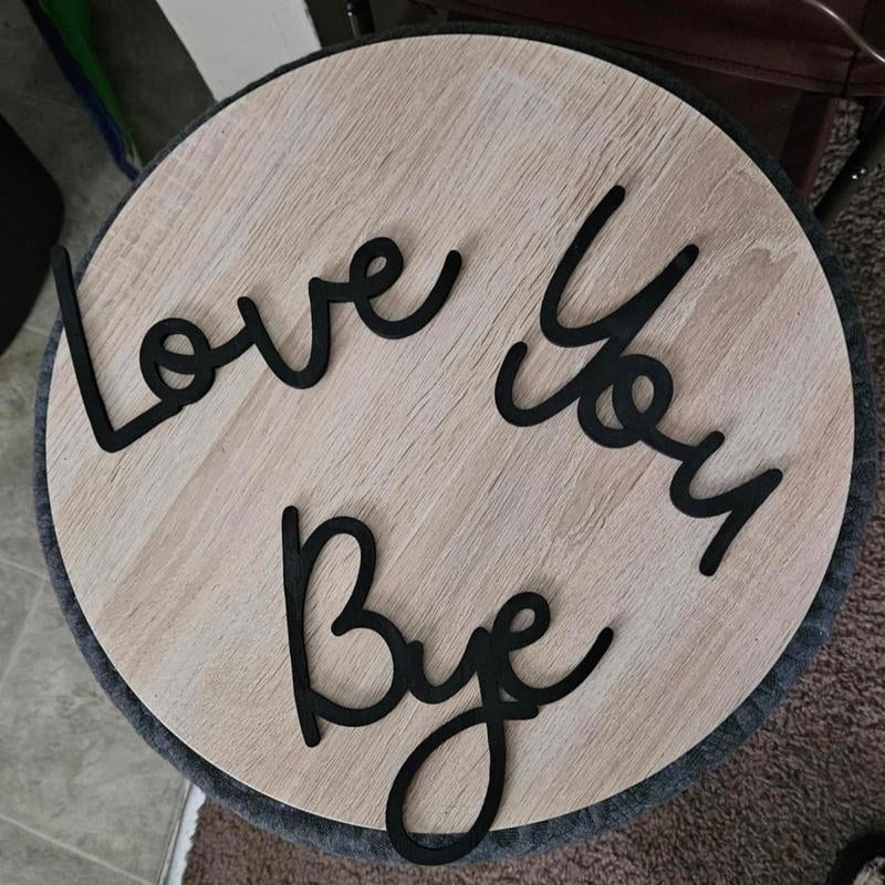 Creative wooden art letters atmosphere decoration