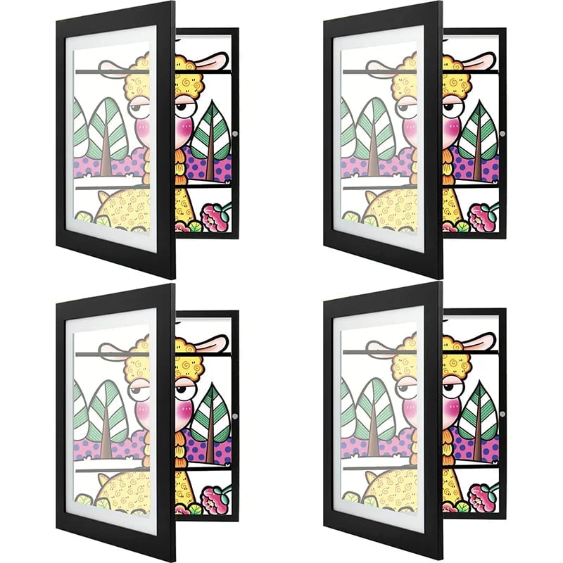Kids Art Frames Black* 4pcs
