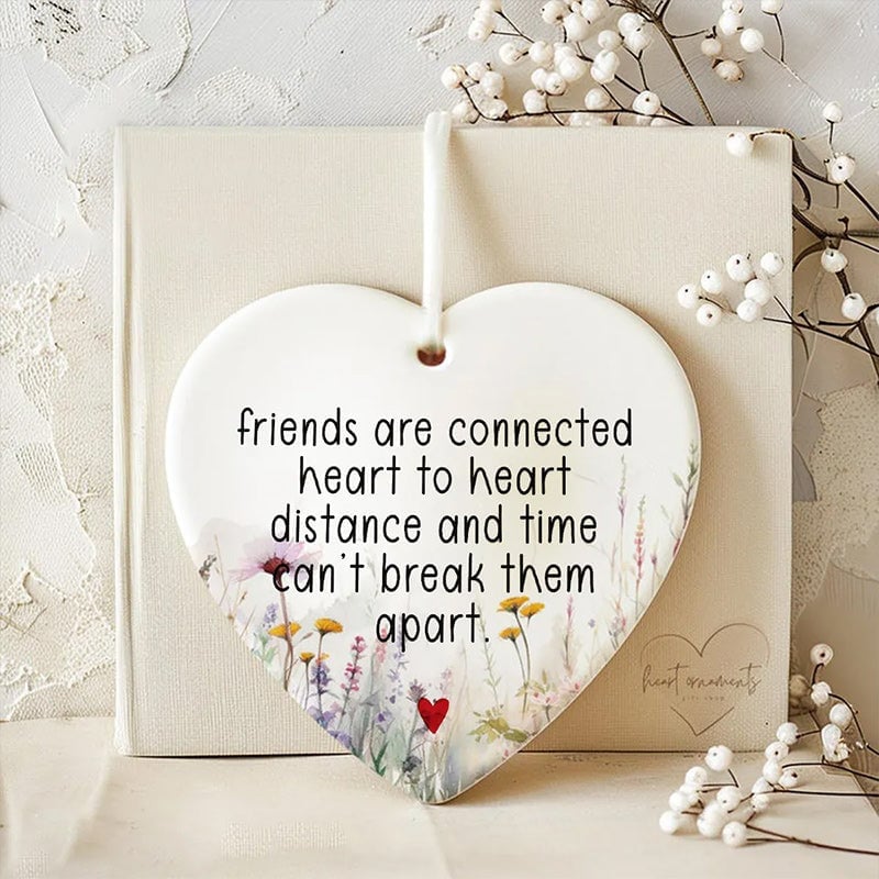 Friends Are Connected Heart to Heart