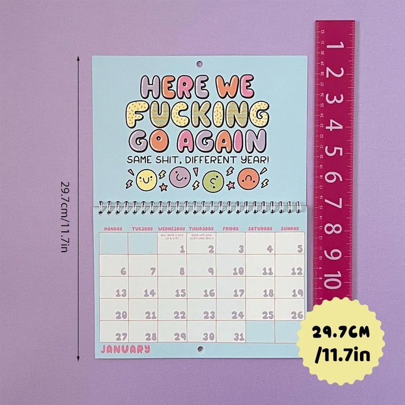 2025 Fuck Calendar