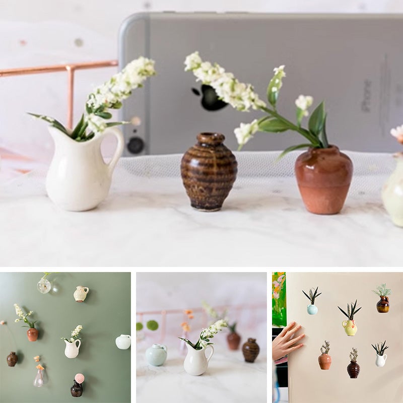 Autocollants magnétiques pour vases de réfrigérateur