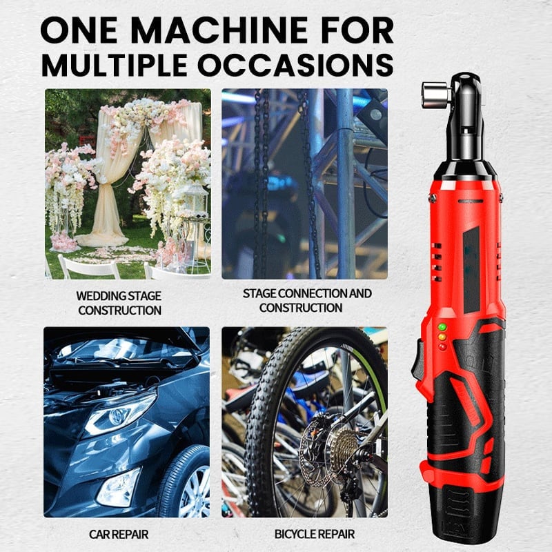High-Performance 12V Cordless Electric Ratchet Wrench Kit