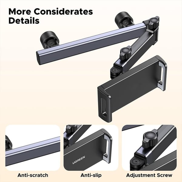 Car Headrest Tablet Holder