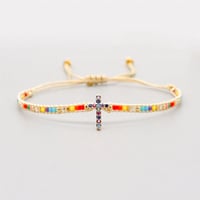 Gift To My Wife - Pavé Cross Bracelet