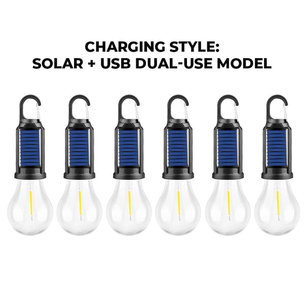 Outdoor Camping Hanging Type-C Charging Retro Bulb Light