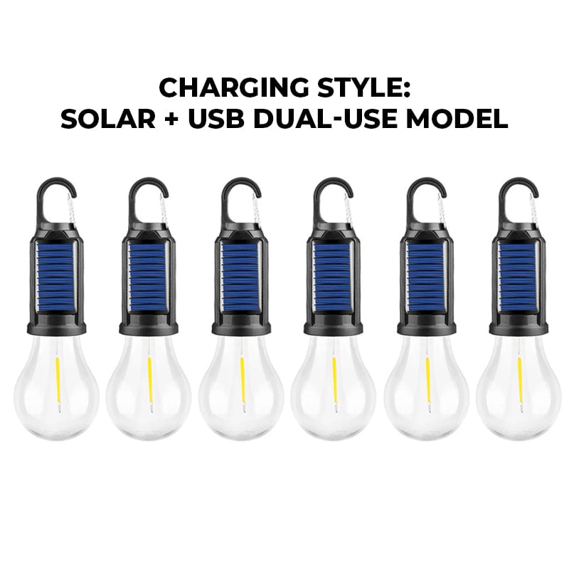 Outdoor Camping Hanging Type-C Charging Retro Bulb Light
