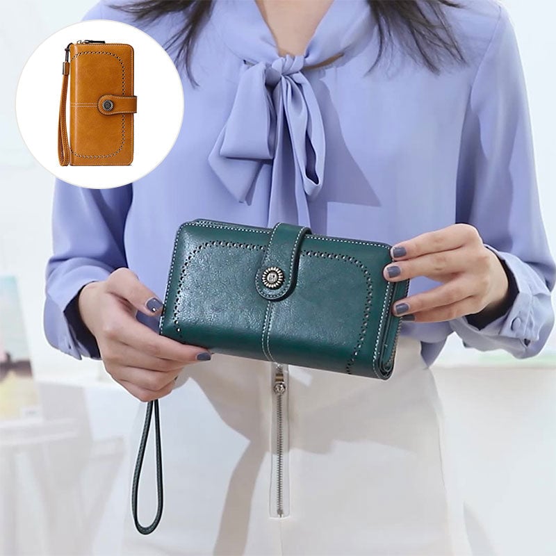 RFID Anti-magnetic Long Wallet