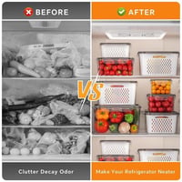 Food Storage Containers for Fridge with Removable Colander