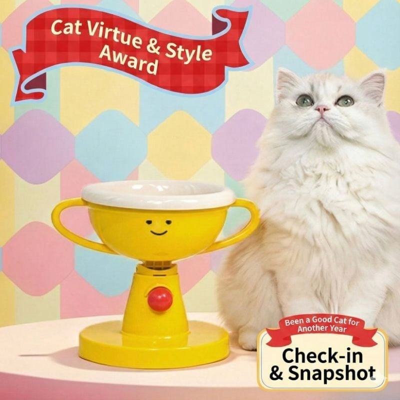 Adjustable Trophy Pet Bowl