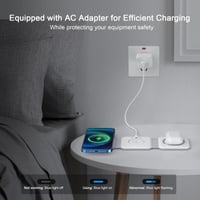 Foldable 3-in-1 Wireless Charger with Magnetic Attraction