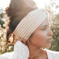 Hand-Knitted Warm Yarn Headband