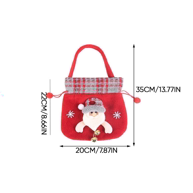 Kerstcadeau Sneeuwpop Doll Bag
