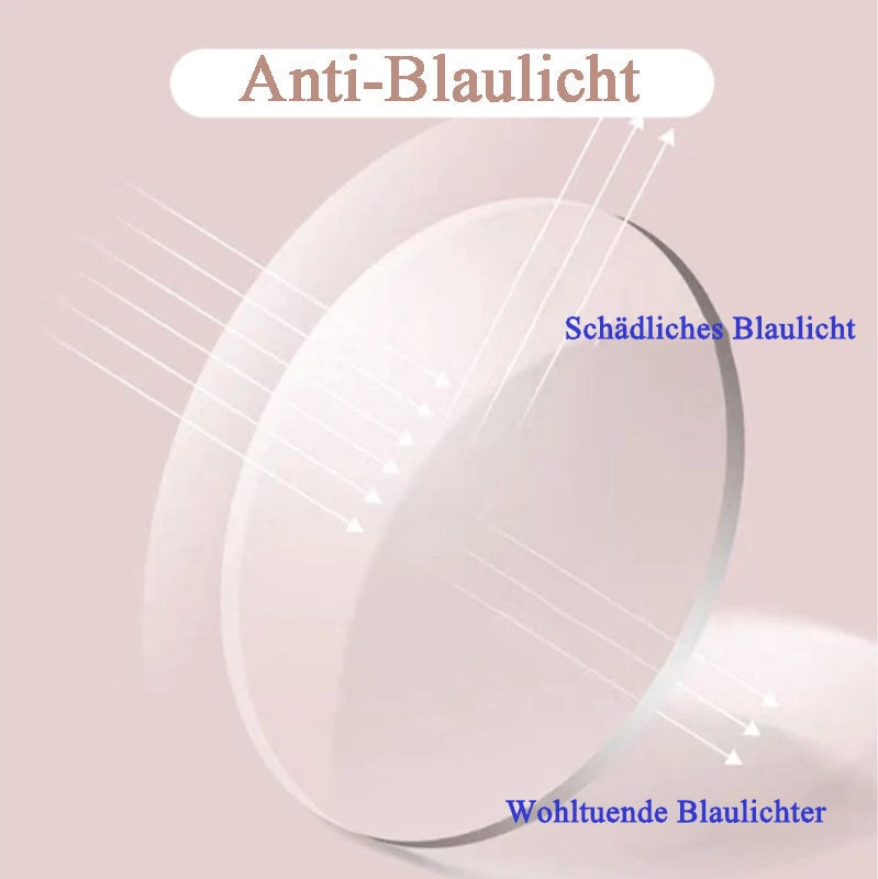 Modische randlose Anti-Blaulicht-Lesebrille
