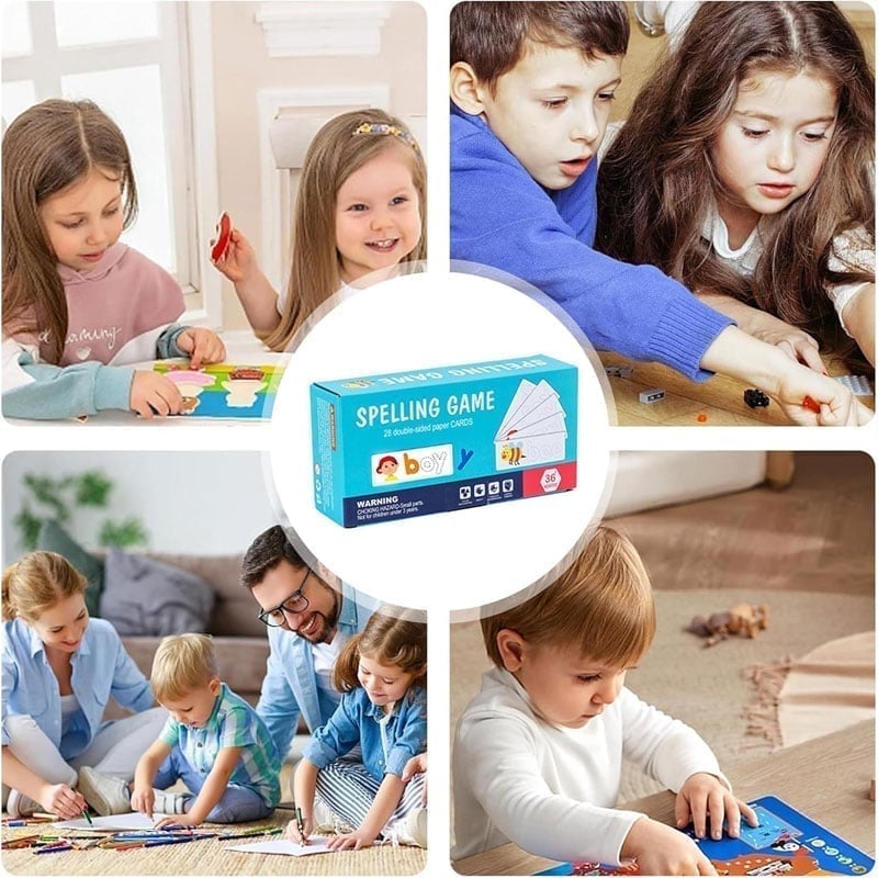 Wooden Alphabet Spelling Game for Kids