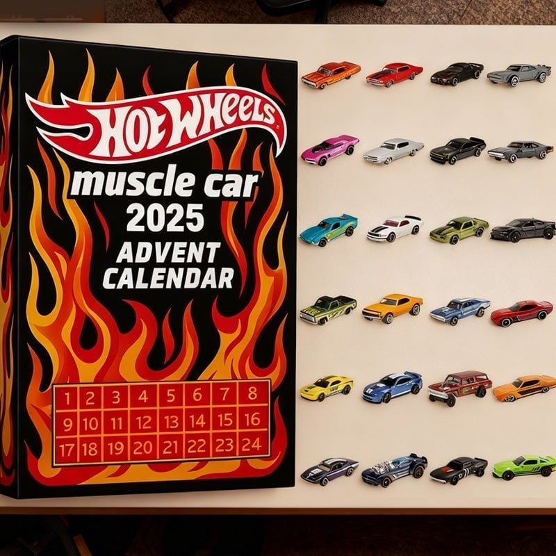 NASA Christmas Tree Decorations Hot Wheels Muscle Car Blind Box