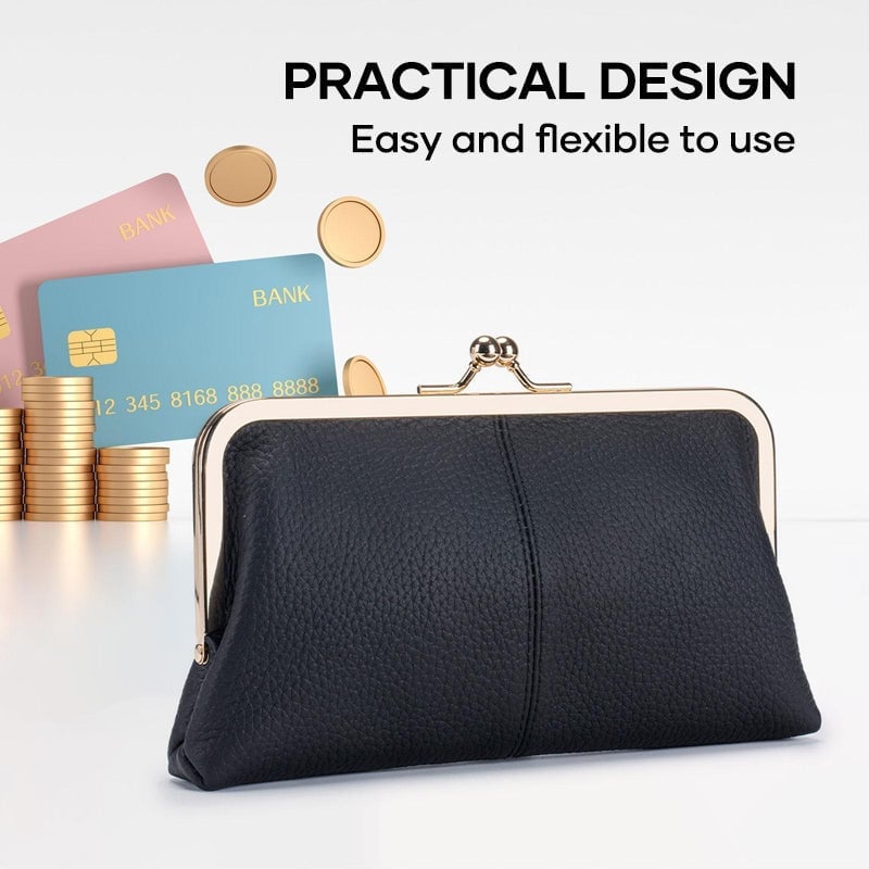 Leather Wallet with Large Capacity