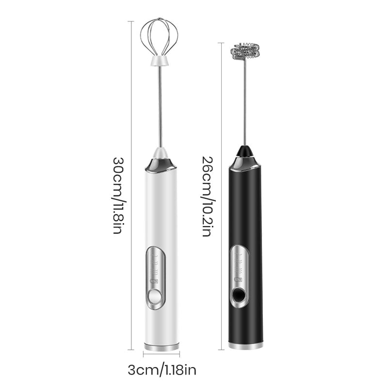 Electric Milk Frother & Egg Beater – 304 Stainless Steel