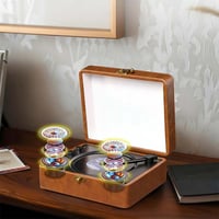 Bärbar retro CD-spelare med Bluetooth-ljud
